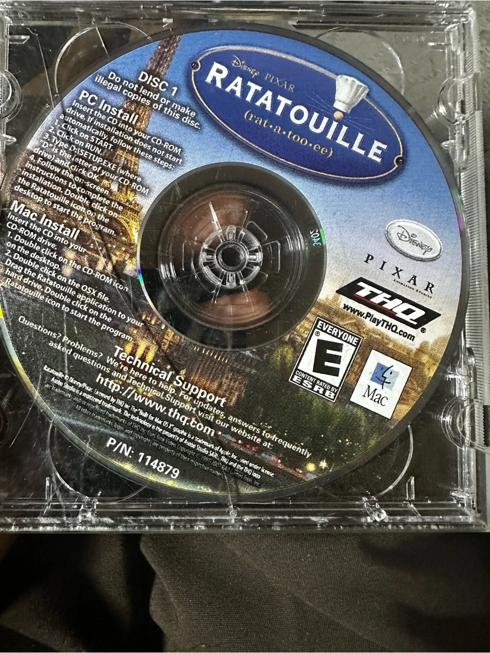 HQ Ratatouille & Curling Game Discs - used